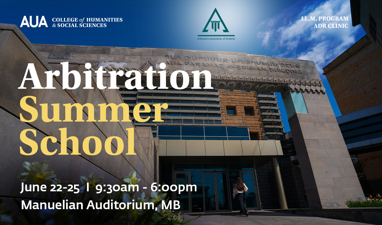 CALL FOR APPLICATIONS FOR 2026 ARBITRATION SUMMER SCHOOL